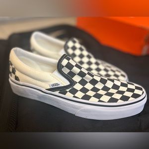 Classic Slip-On Black&Checkerboard